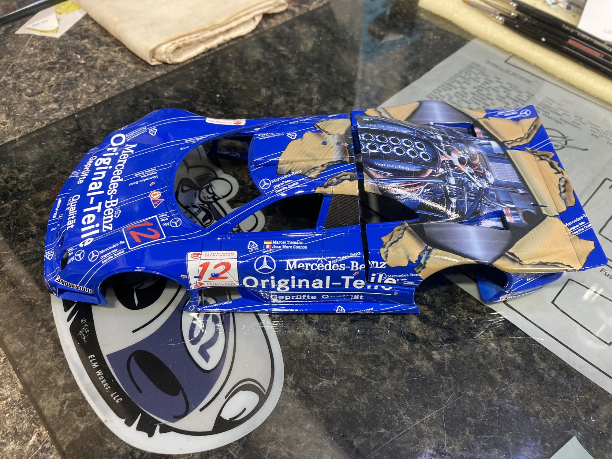 Update on Mercedes CLK GTR | Shenandoah Valley Modelers