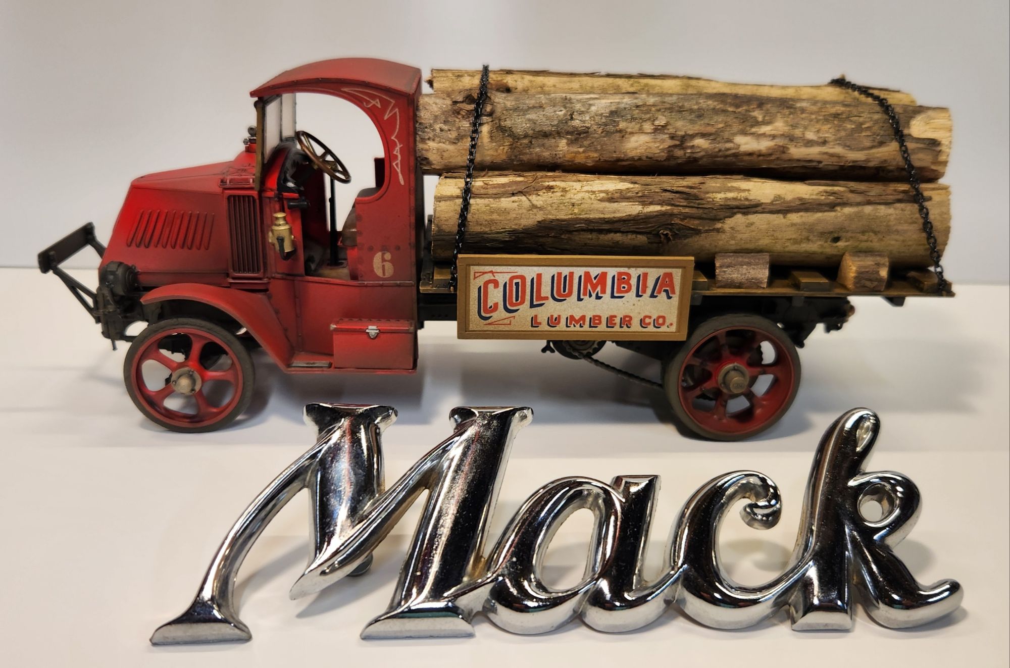 杉山模型　1920 MACK BULL DOG TRUCK 1/87 1926 Mack AC Bulldog Log Hauler 1/24 Scale Model Kit How To Wood